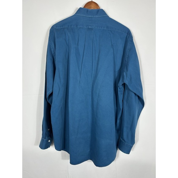 Vintage Hunt Club Mens 100% Cotton Button Down Shirt w/ Pony Embroidery Size L - Picture 2 of 10